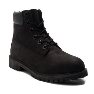 Womens/ Kids Black 6 inch Classic Timberland Boot